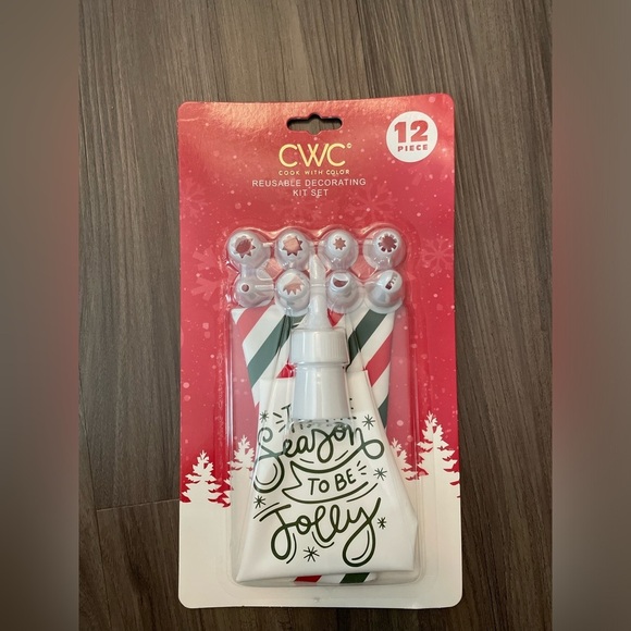 CWC Holiday Reusable Decorating 12 piece Kit Set- NWT - Picture 3 of 3